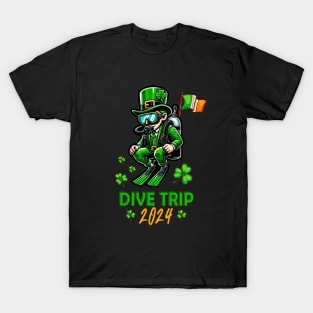 St Patrick's Scuba Dive Trip - Funny Scuba Diving T-Shirt